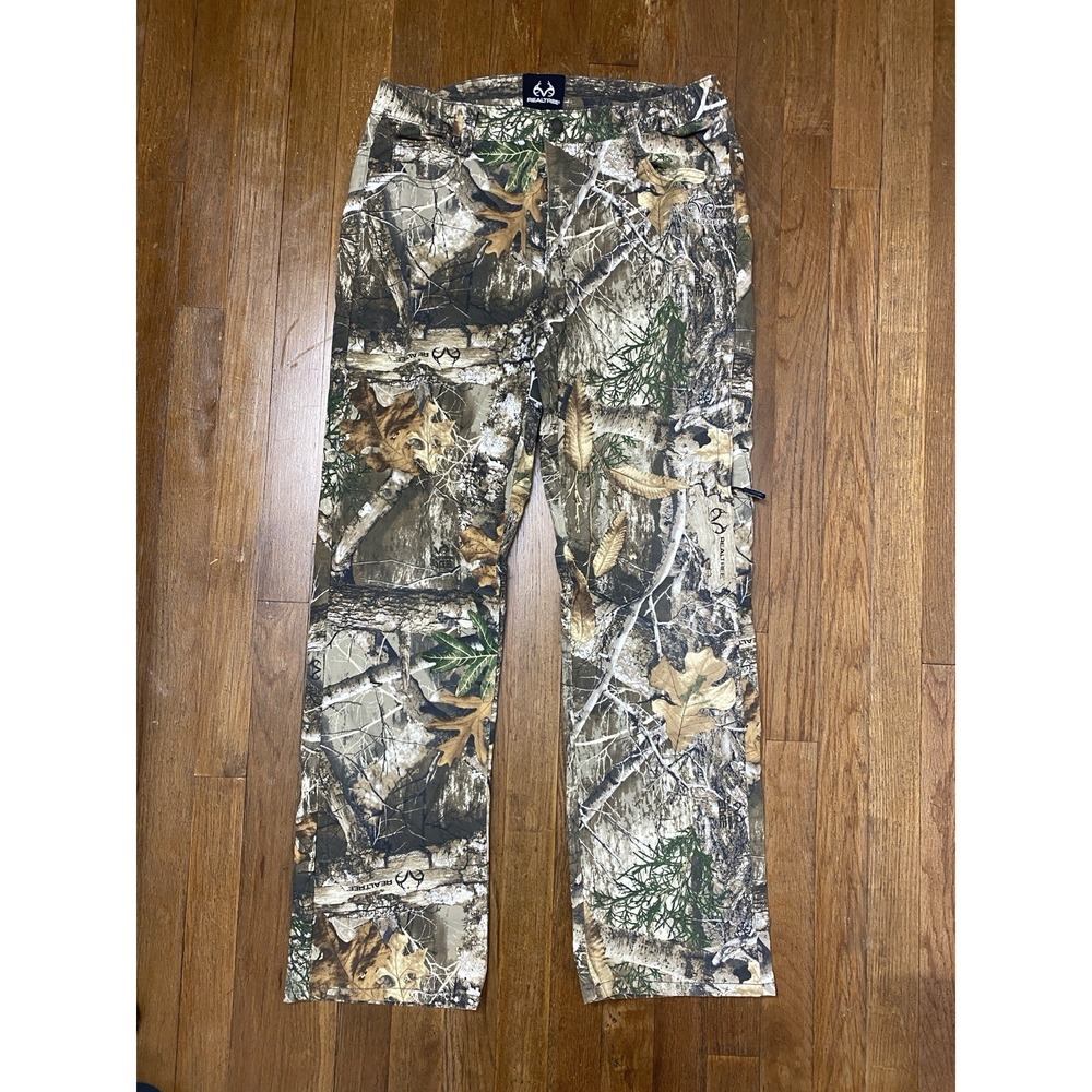 Realtree Camo Hunting Pants Men's Small Stretch Blend Outdoor Hiking Working